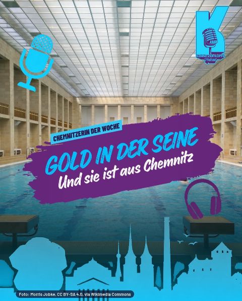 Gold in der Seine – und sie ist aus Chemnitz! 🥇🏊‍♀️

Unsere Chemnitzerin der Woche: Julia Ackermann 
