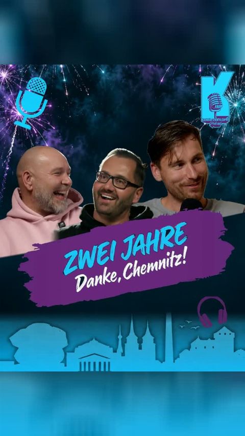 Zwei Jahre Kemnitzer Köpfe! 🎂 Am 3. Oktober 2024 ist unsere erste Folge rausgegangen, damals noch zu